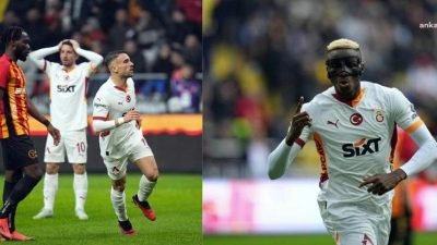 Trendyol Süper Lig'in 17. haftasında lider Galatasaray, deplasmanda Kayserispor'u 5-1