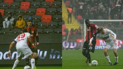 Trendyol Süper Lig'in 17. hafta mücadelesinde Gaziantep FK sahasında ağırladığı