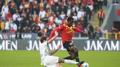 Trendyol Süper Lig'in 17.haftasında Göztepe, İzmir Gürsel Aksel Stadyumu'nda ağırladığı
