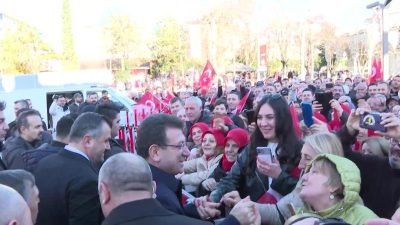 TBB ve İBB Başkanı Ekrem İmamoğlu, Çerkezköy'de Kent Lokantası açılışında