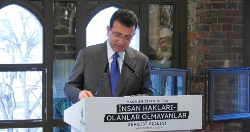 İstanbul Büyükşehir Belediye (İBB) Başkanı Ekrem İmamoğlu, ‘10 Aralık Dünya