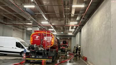 İstanbul Finans Merkezi (İFM) ana binasının eksi beşinci bodrum katında,
