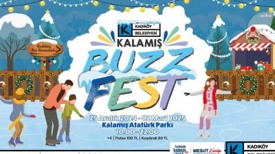 Kadıköy Belediyesi tarafından düzenlenen BuzzFest Kış Festivali, 25 Aralık çarşamba
