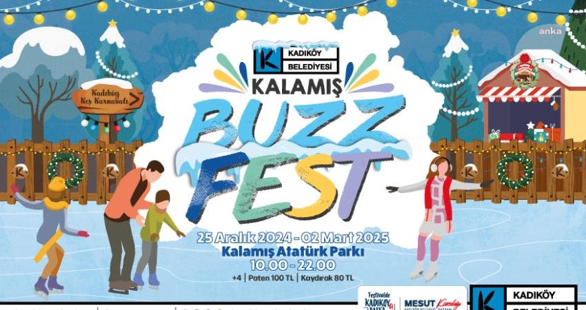 Kadıköy Belediyesi tarafından düzenlenen BuzzFest Kış Festivali, 25 Aralık çarşamba