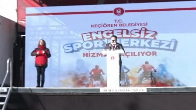 Ankara Büyükşehir Belediye Başkanı Mansur Yavaş, Keçiören Belediyesi’nin Engelsiz Spor