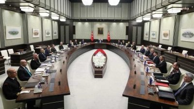 Milli Güvenlik Kurulu (MGK), Cumhurbaşkanı Recep Tayyip Erdoğan başkanlığında toplandı.