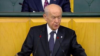 MHP Genel Başkanı Devlet Bahçeli, partisinin grup toplantısında yaptığı konuşmada,