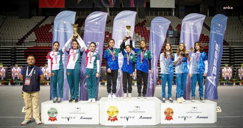 Muğla Büyükşehir Belediyesi okçuları, Okçuluk Ases Salon Türkiye Şampiyonası’nda U-13