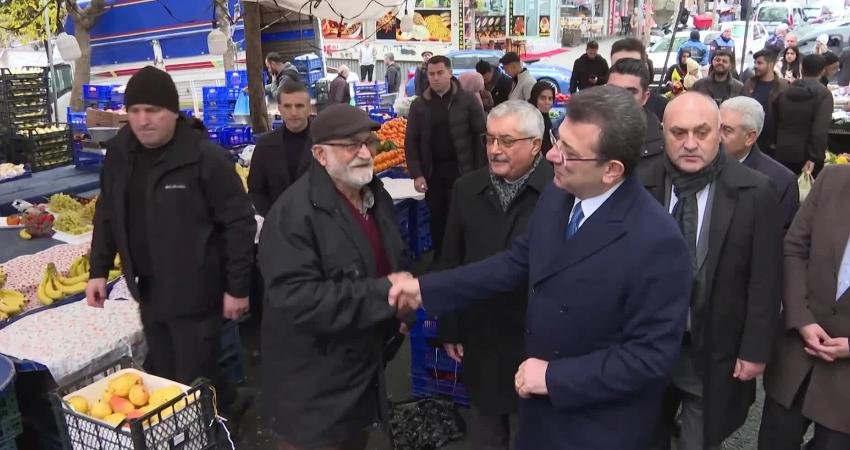 İstanbul Büyükşehir Belediye (İBB) Başkanı Ekrem İmamoğlu, Esenler Nene Hatun