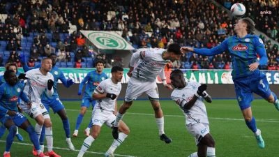 Süper Lig'in 16. haftasında Rizespor konuk ettiği  Konyaspor ile 1-1 berabere kaldı.