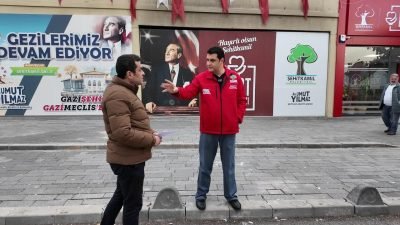 Şehitkâmil Belediye Başkanı Umut Yılmaz, Park ve Bahçeler Müdürlüğü tarafından