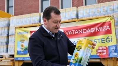 Silivri Belediye Başkanı Bora Balcıoğlu, bin 200 dönümlük belediye arazisinden