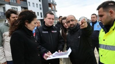 Silivri Belediye Başkanı Bora Balcıoğlu, Selimpaşa Mahallesi'nde yapımı devam eden