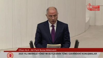 2025 Yılı Merkezi Yönetim Bütçe Kanunu Teklifi görüşmelerinde AK Parti