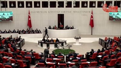  TBMM Genel Kurulu'nda bütçe görüşmeleri sırasında Saadet-Gelecek Grubu Grup Başkanvekili