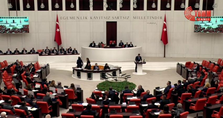 DEM Parti Batman Milletvekili Mehmet Rüştü Tiryaki, TBMM Genel Kurulu'nda