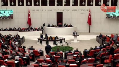 TBMM Genel Kurulu’nda konuşan Saadet-Gelecek Grubu İstanbul Milletvekili Birol Aydın,