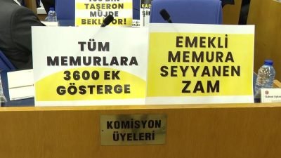 TBMM Plan ve Bütçe Komisyonu'nda, "Devlet Memurları Kanunu ile Bazı