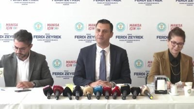 Manisa Büyükşehir Belediye Başkanı Ferdi Zeyrek, görevi dolayıyla tehdit edildiğini
