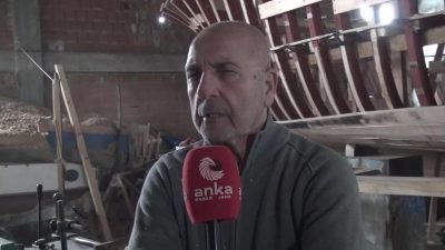 Sinop’ta tekne ustası Turhan Oğuz; "Şu an yapmış olduğum teknenin