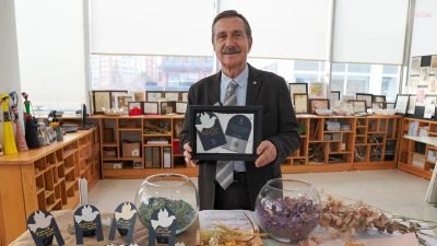 Tepebaşı Belediyesi Kağıt Geri Dönüşüm Atölyesi’nde, atık kağıtların yeniden dönüşümü