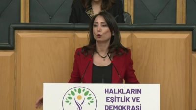 DEM Parti Eş Genel Başkanı Tülay Hatimoğulları, MHP Genel Başkanı