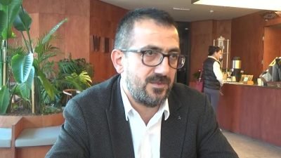Türkiye Gazeteciler Sendikası (TGS) Genel Başkanı Gökhan Durmuş, Edirne yerel