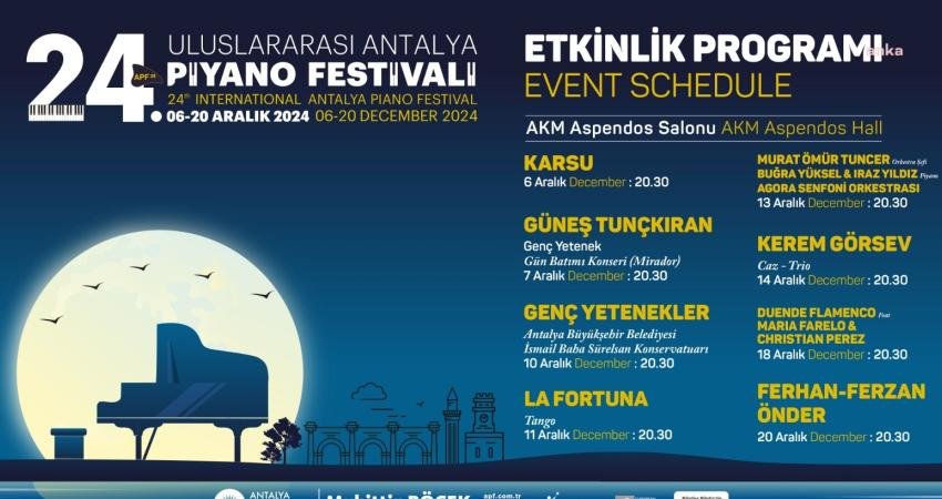 Antalya Büyükşehir Belediyesi tarafından bu yıl 24’üncüsü düzenlenen Uluslararası Antalya