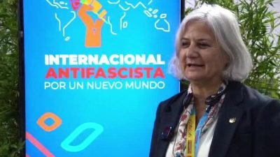 Uluslararası Antifaşizm Kongresi “Yeni bir dünya için” sloganıyla Venezuela'nın başkenti