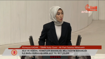 TBMM Genel Kurulu bütçe görüşmelerinde Milli Eğitim Bakanlığı bütçesi üzerine