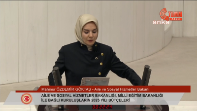 Aile ve Sosyal Hizmetler Bakanı Mahinur Özdemir Göktaş ,TBMM Genel