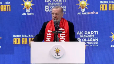 Cumhurbaşkanı Recep Tayyip Erdoğan, AK Parti Gaziantep 8. Olağan İl