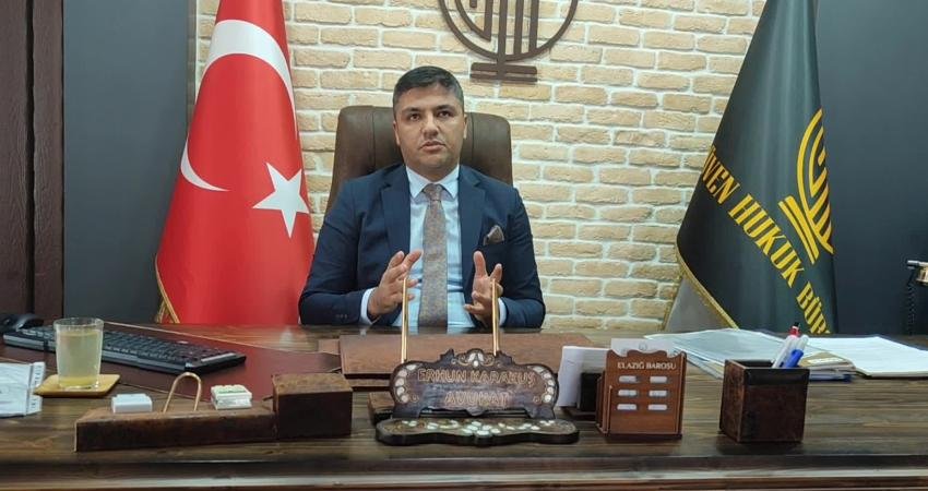 Yeniden Refah Partisi Elazığ İl Başkanı Erhun Karakuş, Aksaray Mahallesi'nde faaliyet gösteren
