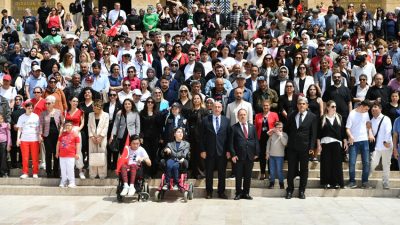 Mamak Belediyesi, Engelliler Haftası’nda özel öğrencilerle birlikte anlam yüklü bir