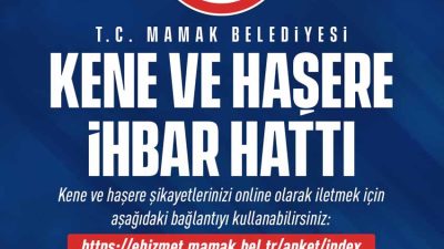 Mamak Belediyesi, yaz aylarında artış gösteren keneye ve diğer haşerelere