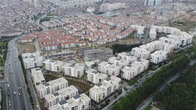 İstanbul'da yürütülen kentsel dönüşüm uygulamaları kapsamında, hak sahiplerine sağlanan yapım