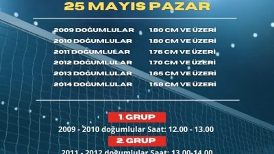 Etimesgut Belediyesi Gelişim Spor Kulübü, voleybol branşında genç yetenekleri keşfetmek