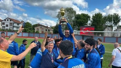 Bartın’da düzenlenen İşitme Engelliler Türkiye Finalleri’nde mücadele eden Adıyaman Belediyespor