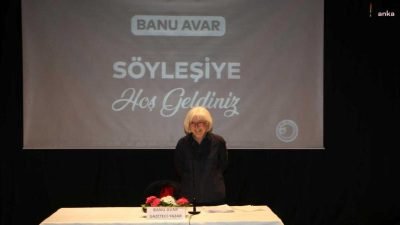 Kartal Belediyesi’nin düzenlediği kültür sanat etkinlikleri kapsamında gazeteci-yazar Banu Avar,