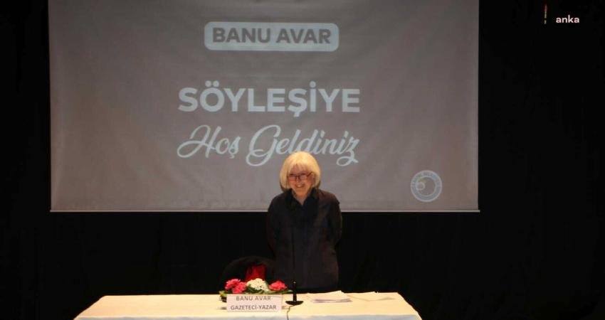 Kartal Belediyesi’nin düzenlediği kültür sanat etkinlikleri kapsamında gazeteci-yazar Banu Avar,