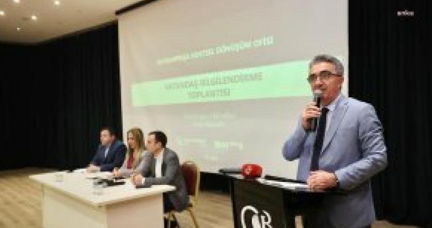 Bayrampaşa Belediyesi, kentsel dönüşümle ilgili vatandaşları bilgilendirmek için toplantılar düzenliyor.