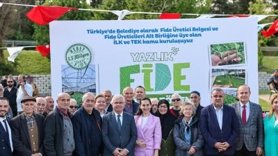 Beykoz Belediyesi, Beykoz Köy Pazarı’nda düzenlenen törenle çiftçiye 1 milyon