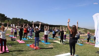 Beykoz Belediyesi, yılın ilk yoga ve pilates buluşmasını, Riva Elmasburnu