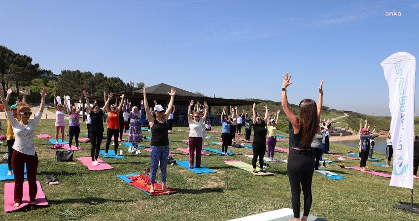 Beykoz Belediyesi, yılın ilk yoga ve pilates buluşmasını, Riva Elmasburnu
