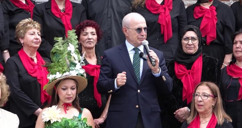 Büyükçekmece Belediyesi Halk Akademisi kursiyerleri, yıl boyunca hazırladığı el emeği