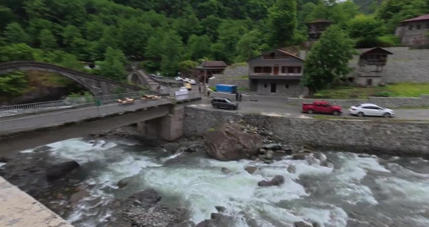 Artvin'in Arhavi ilçesinde yapımı planlanan Çamlıca HES projesine ilişkin verilen