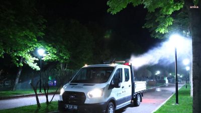 Çankaya Belediyesi, havanın ısınmasıyla ilçe genelinde ilaçlama çalışmalarına ağırlık verdi. 