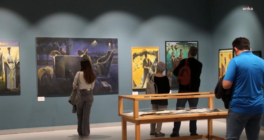 Çankaya Belediyesi, Cihat Aral’ın "Pencereden Gelen Soğuk, Maviydi" sergisini sanatseverlerle