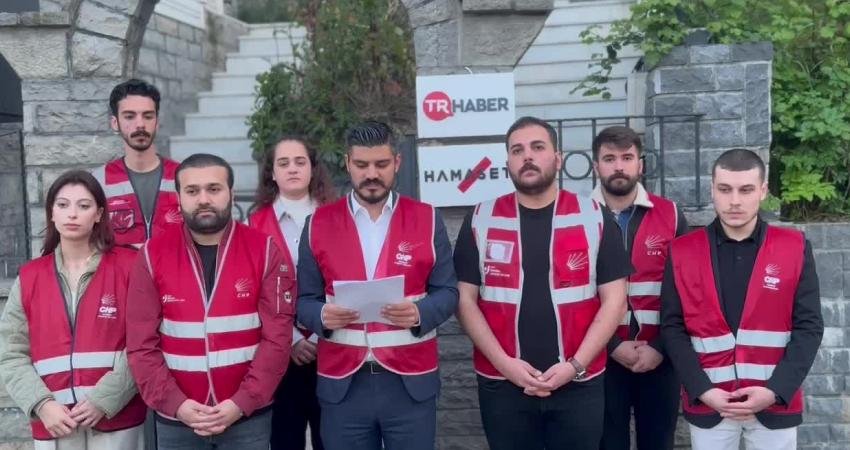 CHP Üsküdar Gençlik Kolları, CHP Genel Başkanı Özgür Özel'e yönelik