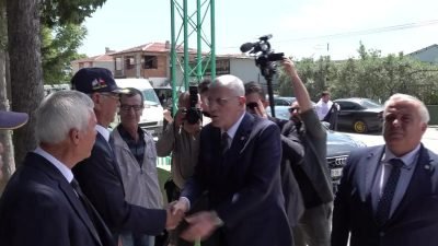 İYİ Parti Genel Başkanı Müsavat Dervişoğlu, Tekirdağ programı kapsamında Şarköy'de